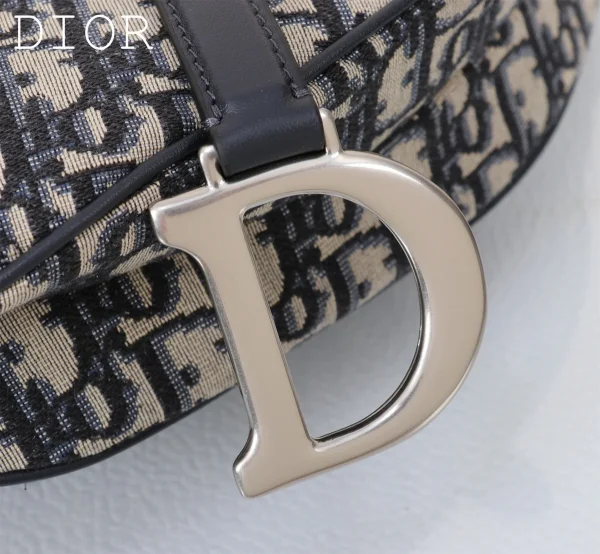 Dior Saddle 藍色單肩包中號MM-M0455：圖片 7