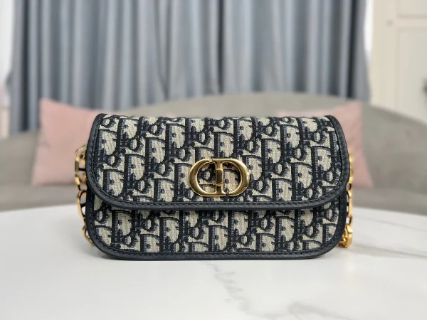 Dior 30 Montaigne 藍色斜挎包小號PM-M9260：圖片 3