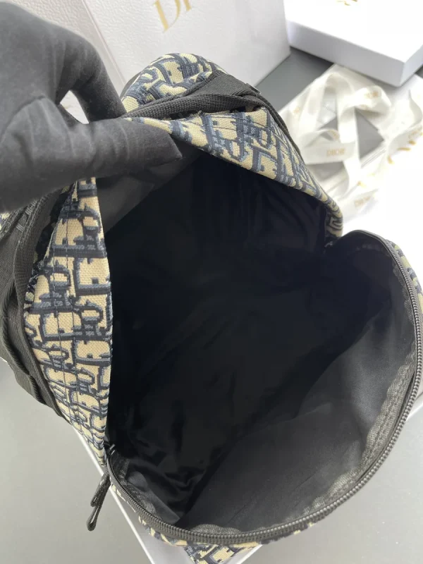 Dior Travel 藍色Dior Oblique雙肩背包-：圖片 9