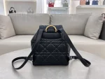 Dior Caro 黑色羊皮背包中號MM-M6301：圖片 3