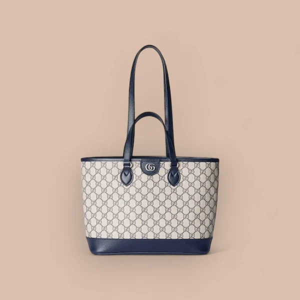 GUCCI Ophidia中號黑色皮革斜挎包-765043