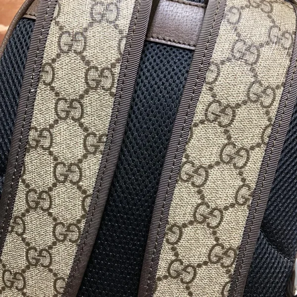 GUCCI Ophidia小號米棕帆布背包-547965：圖片 8
