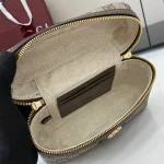 GUCCI Ophidia超迷你米白帆布斜揹包-816357：圖片 10