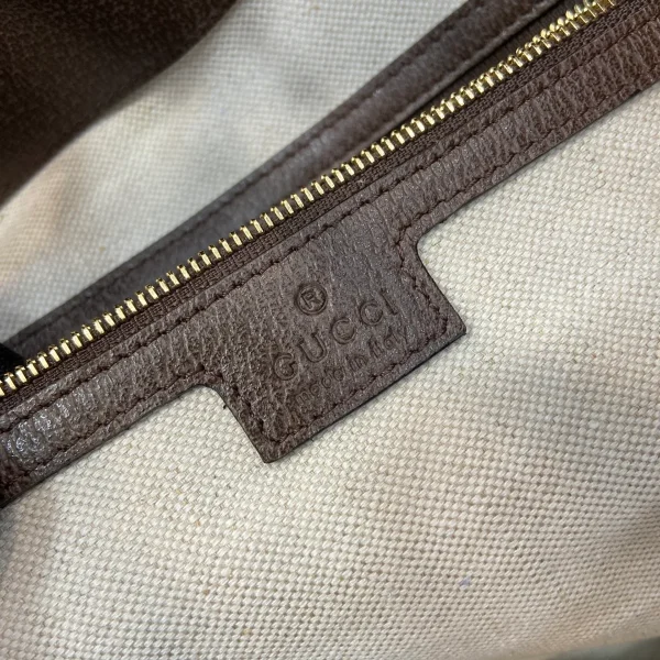 GUCCI Ophidia中號米棕帆布肩揹包-781392：圖片 10