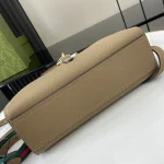 GUCCI Rosso Ancora小號紅色皮革手提包-795349：圖片 5