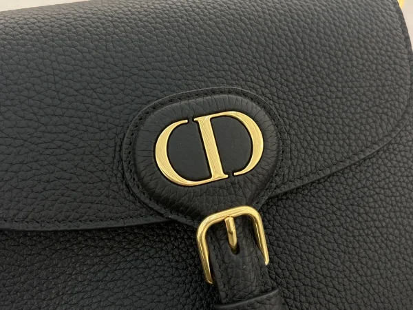 Dior Bobby 黑色小牛皮斜挎包中號MM-M9337：圖片 6