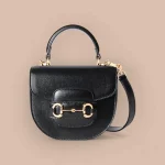GUCCI Horsebit 1955米棕皮革肩揹包-781387