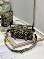 Dior Oblique 藍色布料斜挎包小號PM-M1241：圖片 4