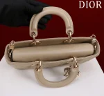 Dior Lady 沙色羊皮斜挎包中號MM-M0540：圖片 6