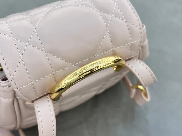 Dior Caro 胭脂粉背包小號PM-M6302：圖片 8