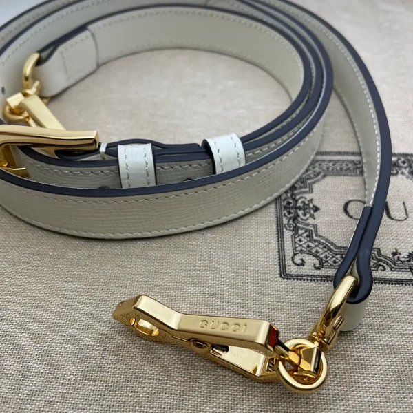 GUCCI 馬銜扣1955馬銜黑色皮革斜揹包-658574：圖片 9