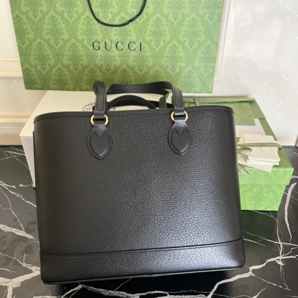 GUCCI Ophidia米藍帆布肩揹包-765043：圖片 4