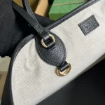 GUCCI Ophidia中黑色皮革手提包-739730：圖片 9