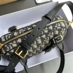 Dior D-Vibe 藍色皮革斜挎包中號MM-M1340：圖片 16