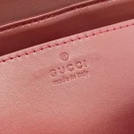 GUCCI GG Monogram小號米棕塗層布斜揹包-818764：圖片 10