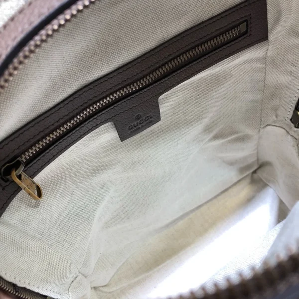 GUCCI Ophidia小號米棕帆布背包-547965：圖片 10