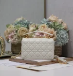 Dior Jolie 奶白小牛皮單肩包小號PM-M9271：圖片 10