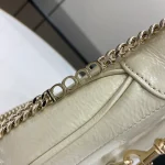 GUCCI Jackie Notte象牙漆皮手提包-782889：圖片 8