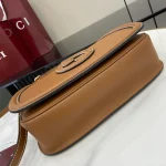 GUCCI Blondie小號米棕帆布手提包-815714：圖片 5