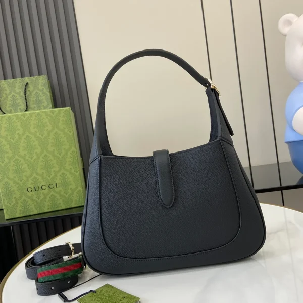 GUCCI Jackie 1961小號紅皮肩揹包-810232：圖片 4