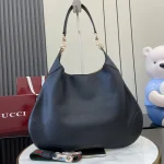 GUCCI B系列中號黑色粒面托特包-820169：圖片 2