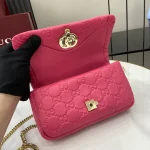GUCCI GG Milano迷你白色皮革斜揹包-806017：圖片 11