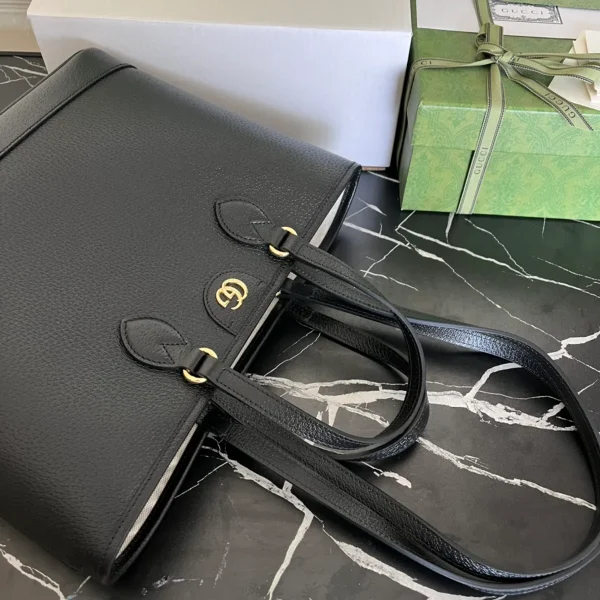 GUCCI Ophidia米藍帆布肩揹包-765043：圖片 7