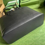 GUCCI Ophidia中黑色皮革手提包-739730：圖片 4