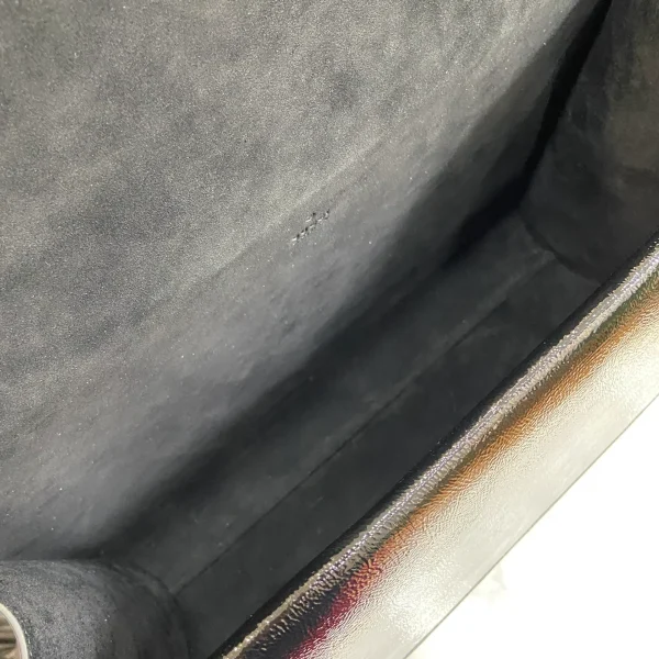 GUCCI Dionysus大號黑色漆皮肩揹包-795003：圖片 9