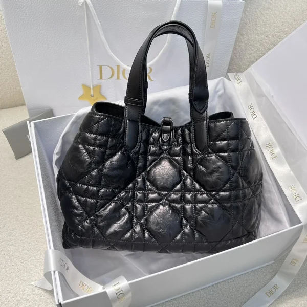 Dior Toujours 黑色小牛皮包中號MM-M2821：圖片 3