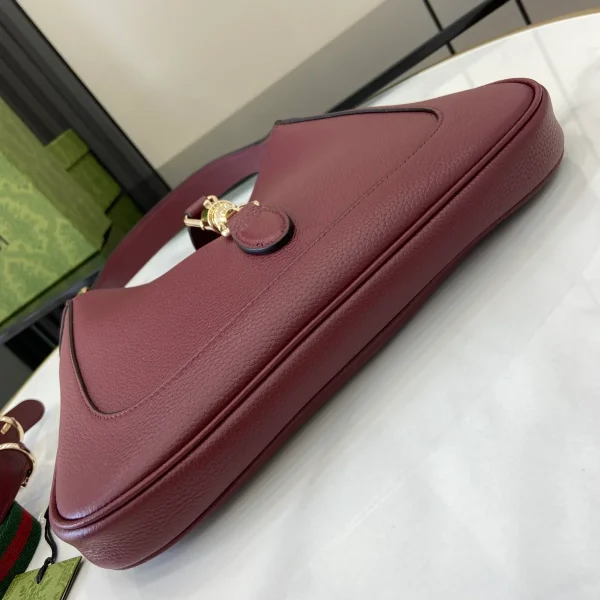 GUCCI Jackie 1961小號象牙皮革肩揹包-810232：圖片 6