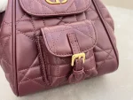 Dior Caro 粉紅羊皮雙肩背包小號PM-M6302：圖片 7