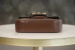 GUCCI Horsebit 1955白皮革斜揹包-658574：圖片 6