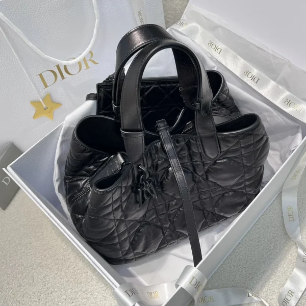 Dior Toujours 黑色小牛皮包中號MM-M2821：圖片 6