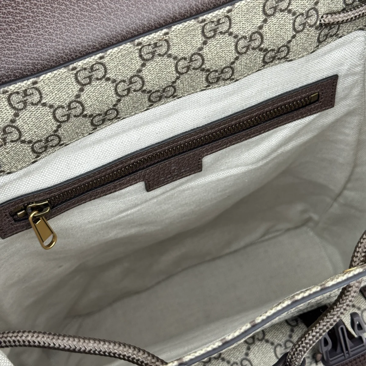 GUCCI Ophidia小號米棕帆布背包-792114 10 GUCCI Ophidia小號米棕帆布背包-792114