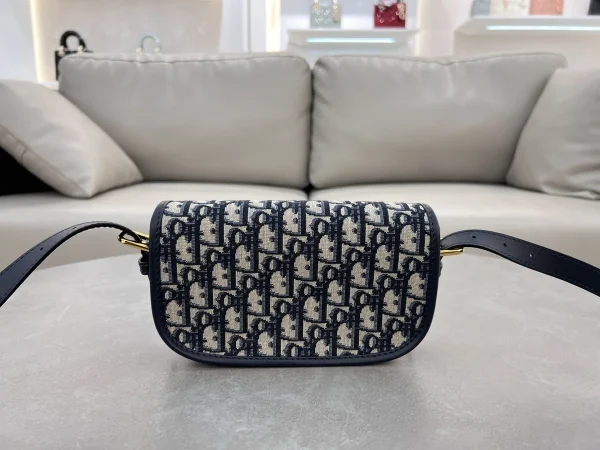 Dior Bobby 藍色緹花斜挎包小號PM-M9335：圖片 3