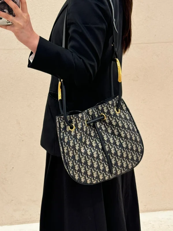 Dior Nolita 藍色斜背包中號MM-M2312：圖片 3
