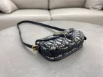 Dior Bobby 藍色緹花斜挎包小號PM-M9335：圖片 6