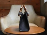 GUCCI Diana迷你棕色皮革手提包-702732：圖片 5