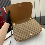 GUCCI Blondie中號黑色皮革手挽包-815716：圖片 11