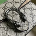 GUCCI Dionysus迷你米棕帆布斜背包-752029：圖片 6