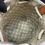 GUCCI Gucci Lido米棕帆布單肩包-777166：圖片 9