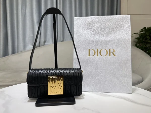 Dior Miss 黑色小牛皮單肩包小號PM-M2610：圖片 2