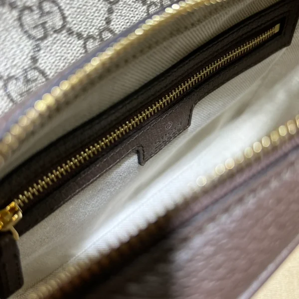 GUCCI Ophidia藍帆布斜挎包-722117：圖片 15