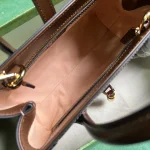 GUCCI GG Supreme中號米棕帆布斜背包-772126：圖片 8