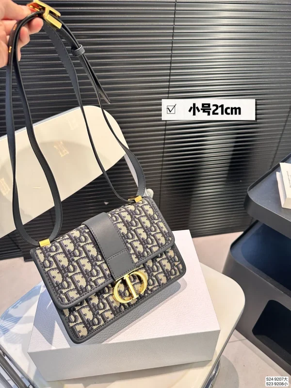 Dior 30 Montaigne 藍色單肩包中號MM-M9208：圖片 4