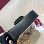 GUCCI Horsebit 1955小號米棕帆布斜揹包-735178：圖片 7