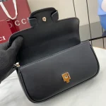 GUCCI Horsebit 1955小號米黑塗層手提包-815206：圖片 8