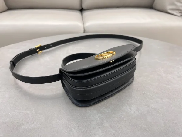 Dior 30 Montaigne 黑色斜挎包小號PM-M9370：圖片 6