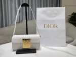 Dior Miss 白色小牛皮翻蓋包小號PM-M2610：圖片 2